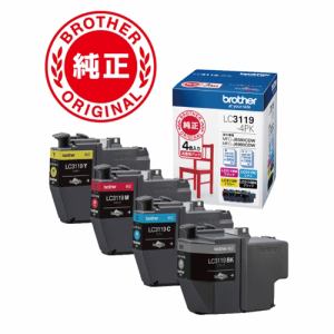Brother LC3119-4PK インクカートリッジセット プリビオ ブラザー LC3119-4PK〔純正同様 顔料インク〕〔LC3117の大