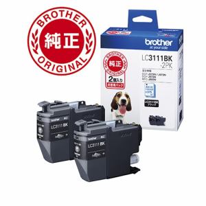 乐天商城 - 【納期約2週間】インク ブラザー 純正 カートリッジ LC3111BK-2PK インクカートリッジ お徳用黒2個パック インク LC3111BK2PK