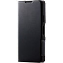 エレコム PM-X223PLFUBK Xperia Ace III(SO-53C SOG08) レザーケース 手帳型 UltraSlim 薄型 磁石付き ブラック
