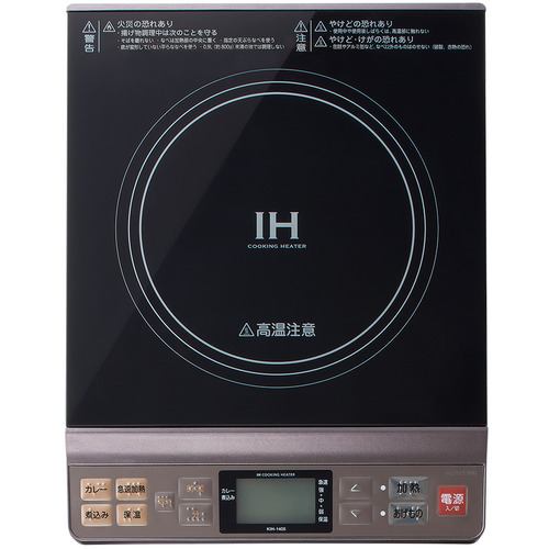 【納期約2週間】KIH-1405/H コイズミ KOIZUMI IHクッキングヒーター グレージュ KIH1405