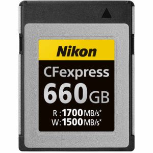 Nikon CFexpress Type B メモリーカード 660GB MC-CF660G CFエクスプレスカード CFexpress Type B メモリーカード 660GB MCCF660G発売日：2022年6月24日●CFエクスプレスカード