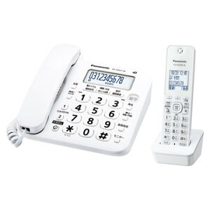 【在庫あり翌営業日発送OK F-1】Panasonic コードレス電話機 子機1台 ホワイト VE-GD27DL-W