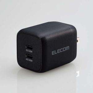 【納期約7〜10日】エレコム MPA-ACCP4365BK USB Power Delivery 65W キューブAC充電器(C×2) ブラック MPAACCP4365BK 【納期約7〜10日】エレコム MPA-ACCP4365BK USB Power Delivery 65W キューブAC充電器(C×2) ブラック MPAACCP4365BK