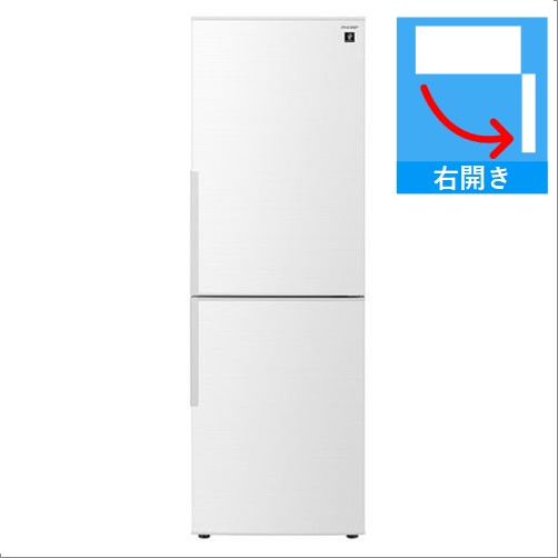 【納期約2週間】【配送設置商品】シャープ SJ-PD31K プラズマクラスター冷蔵庫 310L 右開き アコールホワイト「300L～499L」