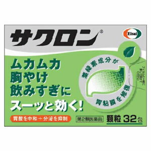 【納期約2週間】【お一人様3点まで】【第2類医薬品】エーザイ サクロン 32包