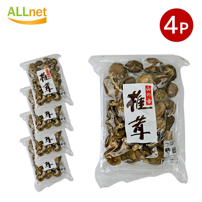 送料無料 ケイオーケイ 山の幸(椎茸) しいたけ 100g×4袋セット 乾しいたけ