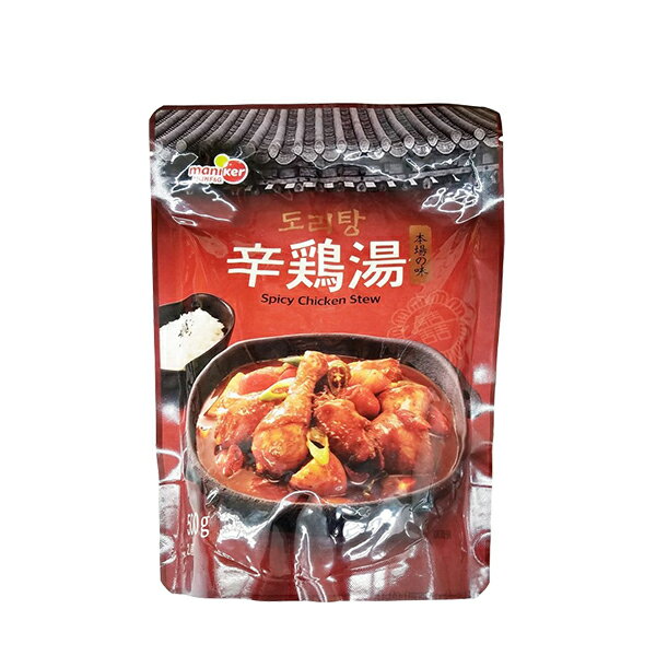 【送料無料】マニカ タットリタン 辛鶏湯 500g×4点セット 鶏肉の甘辛煮 即席 コチュジャン 鶏肉 韓国風鶏肉 韓国 参鶏湯 マニカ―タットリタン k17