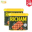 東遠 リチャム 340g×2個セット RICHAM コストコ Costco リチャム(ランチョンミート・340g) ドンウォン スパム ブデチゲ 韓国食品 沖縄 名物 ポーク 料理 ゴーヤチャンプル