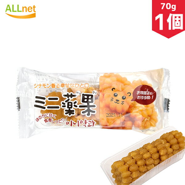 日本語版 ミニーヤッカ 65g×1個 韓国食材 韓国お菓子 美味しいお菓子 お菓子 韓国スナック 韓国食品　ミニ薬菓　ミニー薬菓(ヤッカ)　韓国伝統菓子 ミニヤッカ(薬菓) ヤッカ/伝統菓子/おやつ/お菓子/薬菓(ヤックァ) ミニ薬果 人気商品 韓国