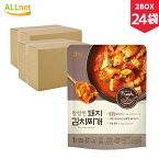 OURHOME ピリ辛 豚キムチチゲスープ300g×24袋(2BOX) 韓国食品 韓国料理 コムタン スープ 清浄園 ソルロンタン ソウル風 牛骨スープ 雪濃湯 スープ 即席 人気PBシリーズ journey go fresh の人気商品 キムチ鍋