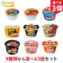 楽天オールネショップ【まとめてお得・送料無料】韓国カップラーメンセット 9種類から選べる3個セット 辛ラーメン 韓国ラーメン ノグリラーメン ブルダック 炒め麺 チャパゲティ チーズラーメン 安城湯麺 イカチャンポン 三養ラーメン アンソンタンミョン プルダックポックンミョン