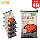 【まとめてお得】【送料無料・冷凍便】冷凍トッポッキ ソース付き 500g×4袋セット トック/トッポキ/トッポッキ/おやつ/お餅/韓国餅/国産米/韓国食品/韓国料理/韓国食材