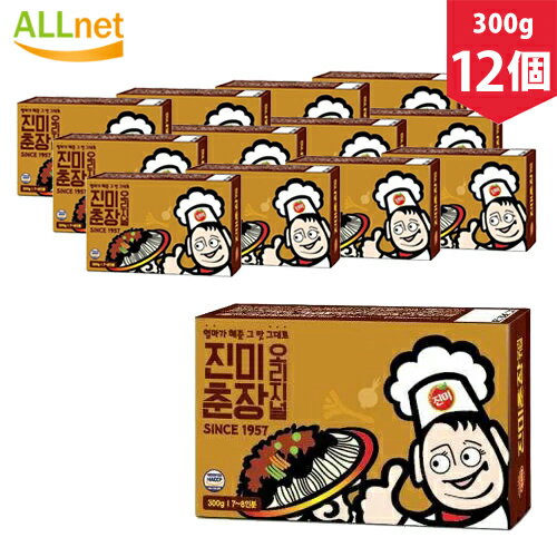 【送料無料】眞味 ジンミ チュンジャン 300g×12個セット　韓国食品 韓国料理/韓国食材/調味料 ...