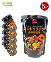 【送料無料】OFOOD スンドゥブチゲ400g×6個セット 韓国チゲ 豆腐チゲ 辛口スープ 本格韓国料理 豆腐スープ 温めるだけ 簡単調理 惣菜 ご飯のお供 家庭用 業務用