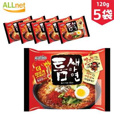 オールネショップ 【クーポン配信中・送料無料】パルド トムセラーメン 5個入り ◆ トゥンセ トゥンセラーメ 辛い パルト パルゲトックラーメン トゥムセ ラーメン 韓国ラーメン/韓国 ラーメン トゥンセラーメン