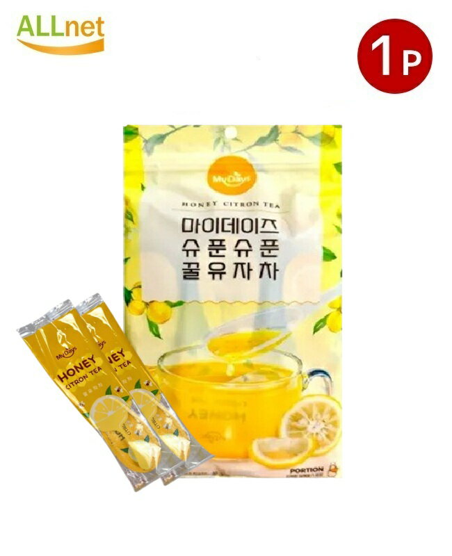 韓国 My Days スプーン型 ハチミツゆず茶（5個入り）マイデイズハニーゆず茶スプーン 1パック(5スプーン入) はちみつゆず茶 ハニーゆず茶 携帯用 スプーン型 ゆず茶 ゆず茶 スティック キャンプ ゆず茶 キャンプ料理 韓国茶 韓国飲料