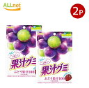 全国送料無料 明治 果汁グミ ぶどう 54g×2袋セット