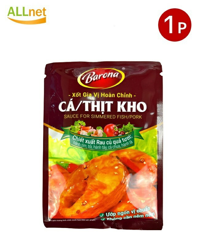 全国送料無料 バロナ Barona 魚/肉煮込みソース 80g XOT GIA VI HOAN CHINH CA THIT KHO