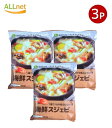李家自然麺 海鮮スジェビ (海鮮すいとん) 188.5g×3袋 じゃがいも すいとん もちっと食感 インスタント スープ グルメ 韓国料理 カタクチイワシ 煮干し 出汁 美味しい おすすめ 簡単調理 韓国 すいとん スゼビ スーゼービ【オンガネジャパン】