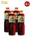 送料無料 イチビキ あわせだし 昆布椎茸つゆ 1Lペットボトル×4本