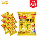 楽天オールネショップ【まとめてお得】【送料無料】ハニーバターチップ 60g×6袋セット　ハニー　バター　ポテトチップ　韓国の人気スナック　Honey Butter Chip　韓国　お菓子 ハニーバターチップス