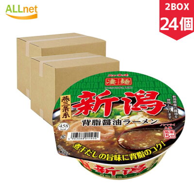 オールネショップ 【まとめてお得・送料無料】ヤマダイ 凄麺 新潟背脂醤油ラーメン 124g×24個セット(2BOX) ラーメン ご当地ラーメン 背脂醤油ラーメン 新潟 カップ麺 カップラーメン