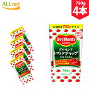 【まとめてお得・送料無料】デルモンテ トマトケチャップ for Daily 760g×4本セット デルモンテ ケチャップ お徳用 大容量