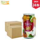 楽天オールネショップ【まとめてお得・送料無料】ヘテ すりおろし梨ジュース 238ml×24缶セット（2BOX）　梨　ジュース　韓国食品　清涼飲料水 ボンボンジュース