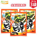 【全国送料無料】理研リケン わかめスープ ねぎのピリ辛スープ 20.1g(6.7g×3袋)×3袋セット わかめスープ ネギ ピリ辛