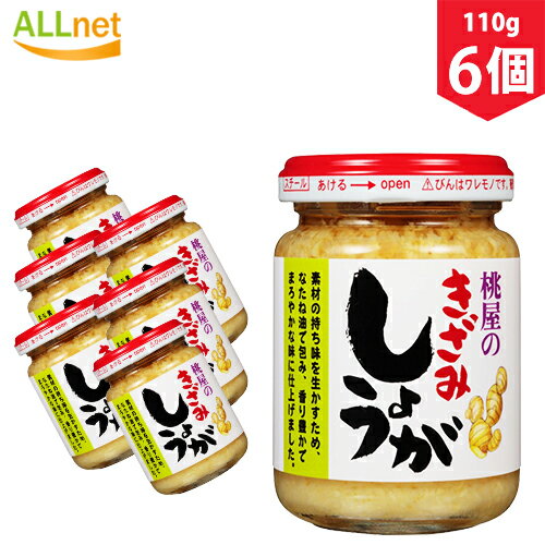 桃屋 きざみしょうが 110g×6個セット ショウガ ご飯 おかず 調味料
