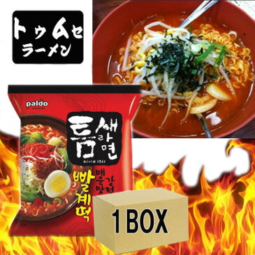 ★お得なクーポン配信中★paldo パルド トムセラーメン麺40個 （1box 韓国 ラーメン 輸入食品 輸入 韓国料理 韓国ラーメンの元祖 【韓国商品のお店】