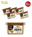 【まとめてお得・送料無料】韓国味噌 スンチャン テンジャン 1kg×6点セット 清浄園 | 韓国 みそ テンジャンチゲの素 コチュジャン カンジャン と並ぶ 韓...