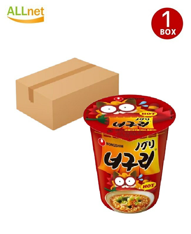農心 ノグリうどん 小カップ 62g ×12個入り (1ケース) ピリ辛 海鮮風 韓国 インスタントラーメン カッ..