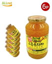 高興 ゴフン ハニー柚子茶 1kg×6本セット ゆず茶/韓国茶/韓国食材/韓国食品/蜂蜜茶/柚子茶/お土産/お中元/果実入お茶/飲物/飲み物/茶/韓国飲料/韓国食品/おいしい柚子茶(ゆず茶)|詳細画像