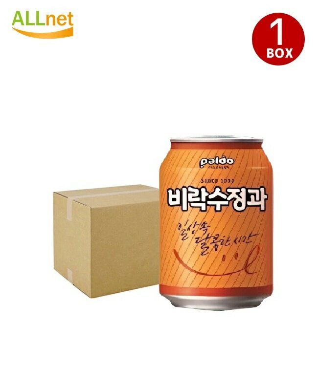 楽天オールネショップ【まとめてお得・送料無料】paldo ビラクスジョンガ 238ml×24缶セット（1BOX）　スジョンガ　ジュース　韓国食品　韓国飲料　飲物　シナモン　シナモンジュース