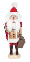 DREGENO くるみ割り人形☆ SANTA CLAUS サンタクロース 40cm ドイツの木工芸品 クリスマス オーナメント グッズ ザイフェン Nutcra...