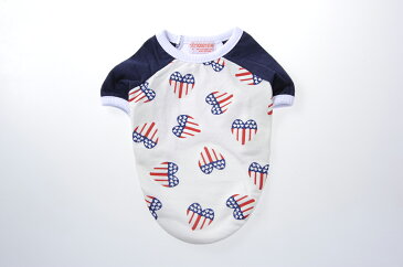 アメリカンフラッグ American Flag (XS、S、M、L、XL)かわいい Dog ペットウェア 犬服 犬の服 服 トイプードル XS S M L XL サイズ豊富　チワワ ダックス 【ネコポス送料無料】