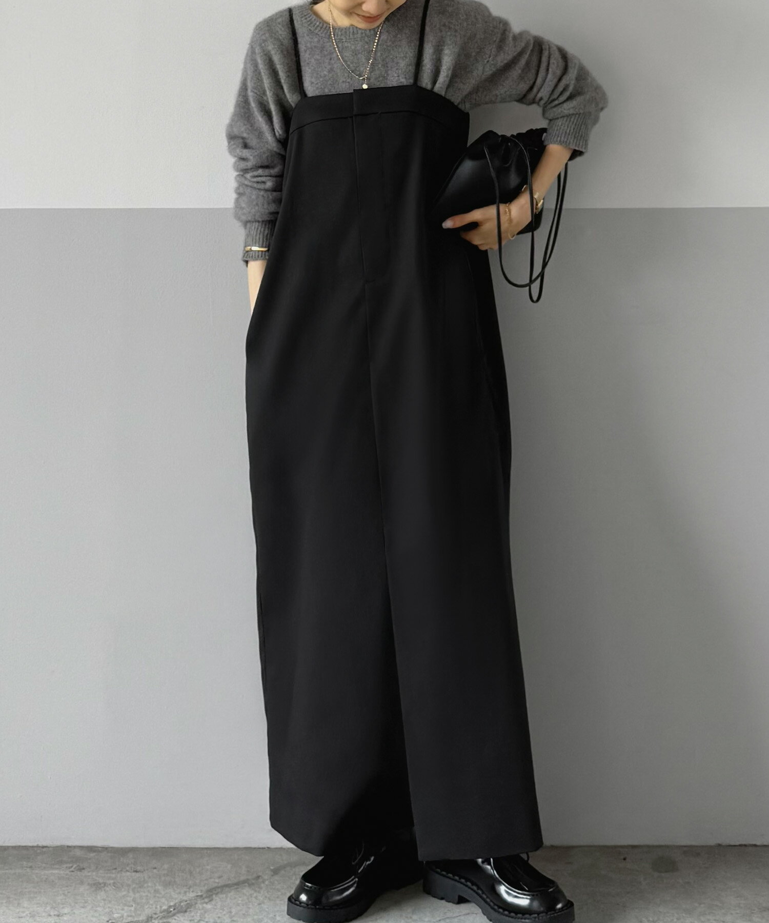 ツイルキャミワンピース