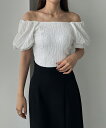 Louere 2wayスリーブコンパクトショートブラウス