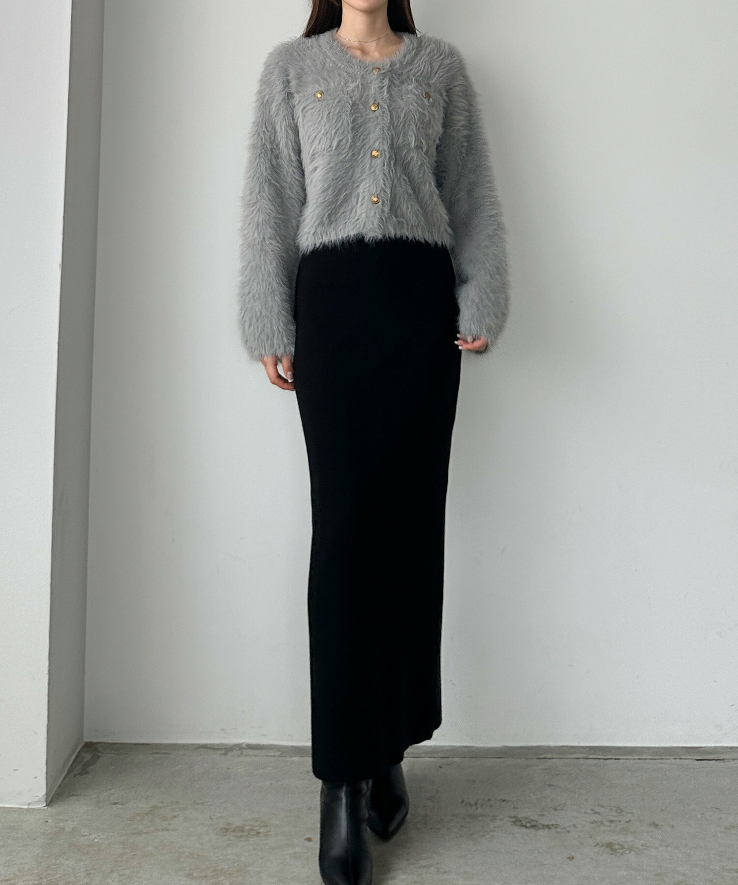 Louere タイトニットペンシルスカート