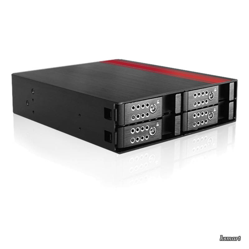- 1 x 5.25インチ 4 x 2.5" SAS＆SATA 6Gb/s ホットスワップ ケージ 