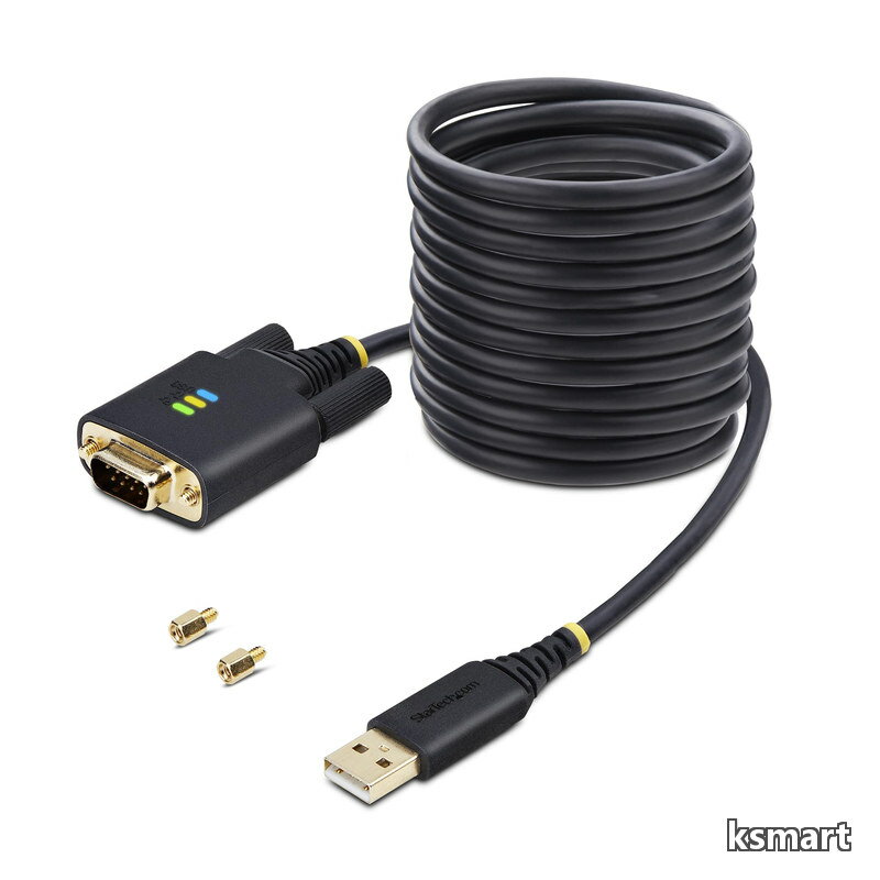 USB - RS232Cシリアル変換ケーブル／ストレート／USB 2.0接続／3m 1P10FFC-USB-SERIAL