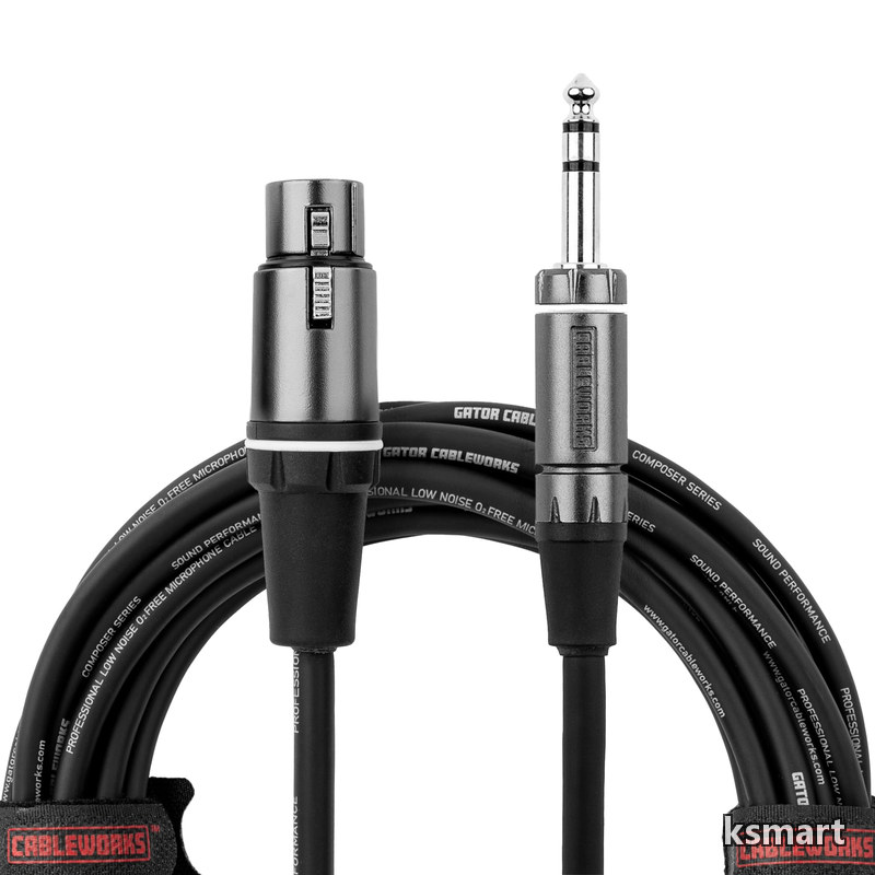 by Gator Cases ケーブルワークス マイクケーブル Composer Series (20ft XLR/TRS-Phone) GCWC-XLR-20FTRS 