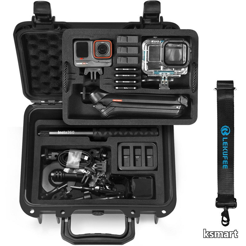 Insta360 Ace Pro 2防水ハードケース Insta360 Ace Pro/Insta360 Ace アクションカメラ、Vlogging カメラ、ライブストリーミング、アクセサリーに対応 (ケース