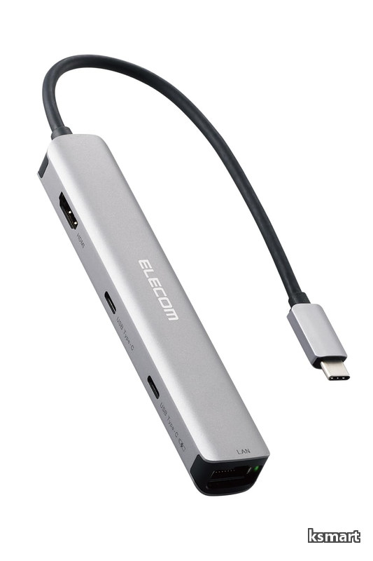 乐天商城 - 【送料無料】USB-Cハブ ドッキングステーション 6in1 スリムタイプ PD 100W対応 4K60Hz対応 HDMI MacBook MacBook Air MacBook Pro iPad対応 ブラック DST-W09