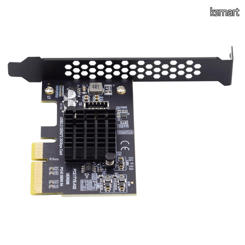 【送料無料】Cablecc 20Gbps USB 3.2 Gen2 Type-E IDC フロントヘッダー USB-C - PCI-E 4X Expressカードアダプター デスクトップマザーボード用