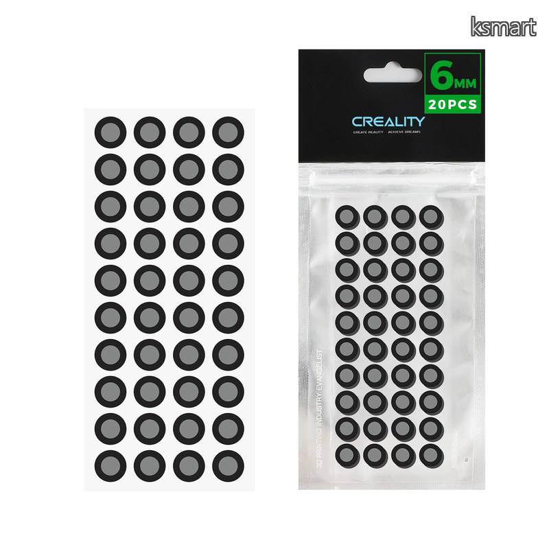 Creality 公式 6.0 mm 3D スキャン マーカー 3D スキャナー用 3D トラッキング ドット リファレンス ポイント マーカー、3D スキャナー用拡散反射マーカー (5) (20)