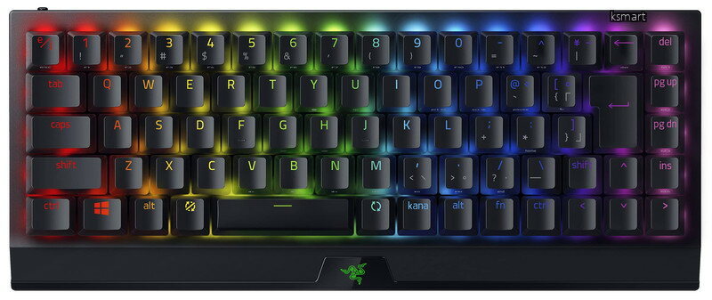 ゲーミングキーボード ワイヤレス 無線 メカニカルキーボード BlackWidow V3 Mini HyperSpeed JP Green Switch 2.4GHz Bluetooth 最大200時間バッテリー