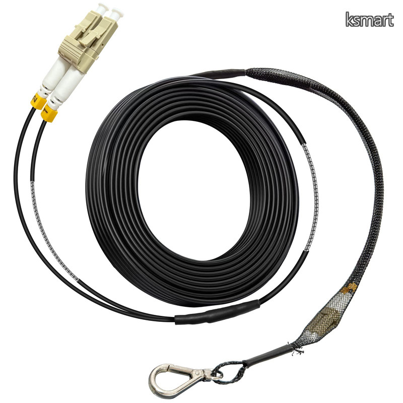 乐天商城 - 【送料無料】15m - LC/LC コネクタ OM3 マルチモード デュプレックス 50/125μm 光ファイバーケーブル