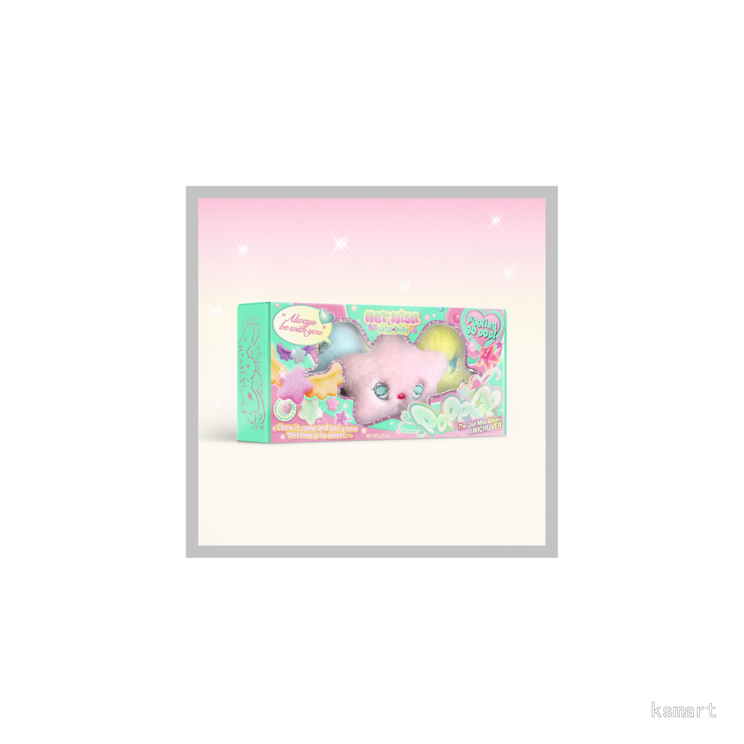 W'ISH poppop 2nd Mini Album with Tracking Sealed (WICHU Version)